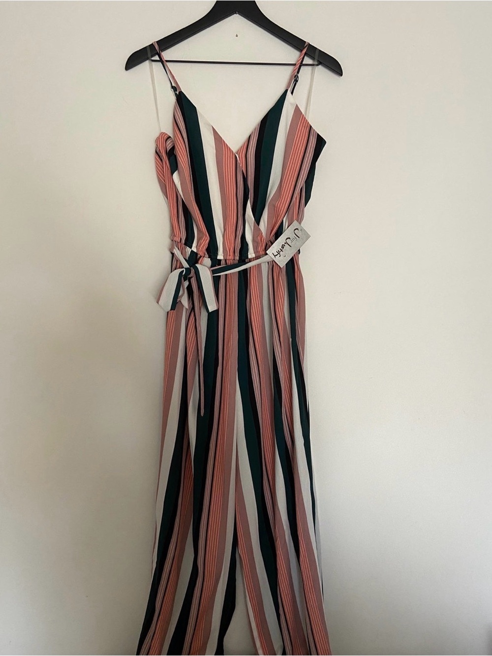 Striped jumpsuit in size S